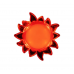 Нічник Horoz LED 0,4W 25Lm 220-240V 60x60мм. сонце червоний
