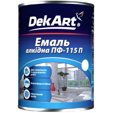 Эмаль алкидная DekArt ПФ 115П желтая 2,8 кг