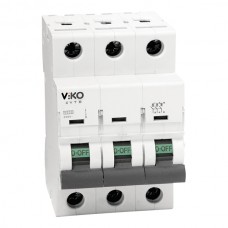 Автоматический выключатель VIKO 3P 16A 4.5кА 230/400В Тип С