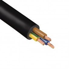 Электрический кабель ПК ПВС 3х1.5 Черный (ГОСТ)