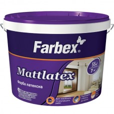 Краска латексная "Mattlatex" Farbex 4,2 кг