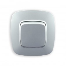 Вимикач 1-клавішний срібло ELA - практичний і доступний варіант для Вашого будинку!