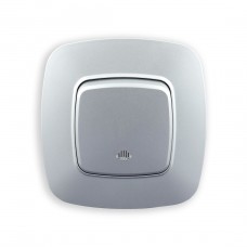 Выключатель 1-клавишный с подсветкой серебро ELA – отличный выбор для Вашего дома!