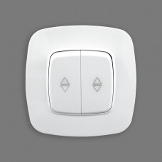 Выключатель проходной 2-клавишный белый ELA – практичный и доступный вариант для Вашего дома!