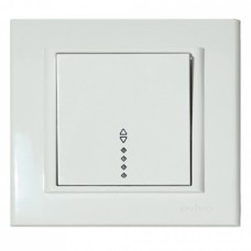 Выключатель 1-клавишный проходной с подсветкой белый OVIVO MINA – прекрасный выбор для Вашего дома!