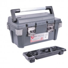 Ящик для инструментов с металлическими замками 20, 500*275*265 мм INTERTOOL BX-6020