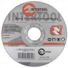 Диск отрезной по металлу 115x1.0x22.2 мм INTERTOOL CT-4001