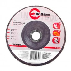 Диск шлифовальный лепестковый 180 x 22мм зерно K150 INTERTOOL BT-0235