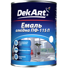 Емаль алкідна DekArt ПФ 115П блакитна 0,9 кг