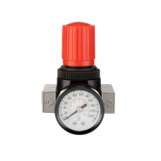 Регулятор давления 1/4,, 1-16 бар, 1600 л/мин, профессиональный INTERTOOL PT-1429