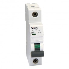 Автоматичний вимикач VIKO 1P 25A 4.5кА 230/400В тип С