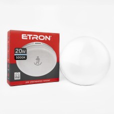 Світильник світлодіодний ETRON Communal Power 1-ЕСР-526 - C 20W 5000К circle + датчик руху