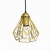 Потолочный подвесной светильник Atma Light серии Bevel P165 Gold