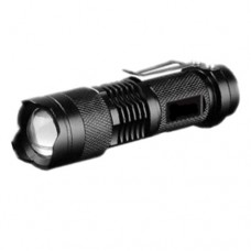 Светодиодный фонарик Vargo VL650 алюминиевый V-111187, 1LED, zoom, ААх1шт, размер 90х25mm