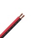Акустичний кабель Dialan 2х0.9 ССА чорно-червоний