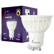 Светодиодная лампа SIRIUS 5W GU10 4100K MR16 (Рефлектор)