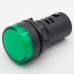 Сигнальная лампа LED индикатор зеленый 220V