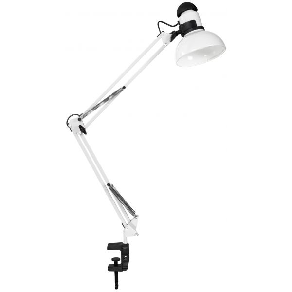 Лампа настольная LOGA E27 со струбциной Снежинка